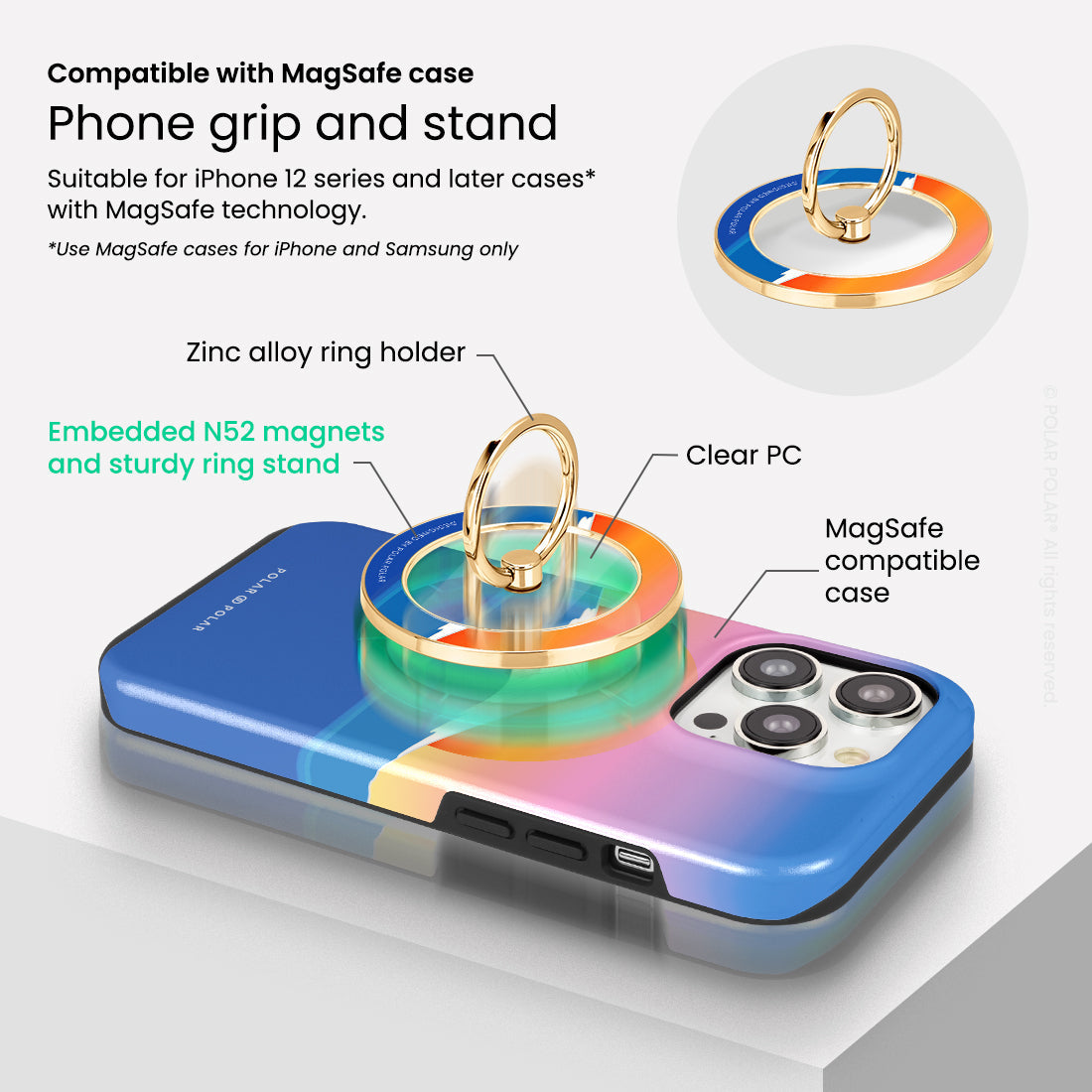 Standard_MagSafe Phone Grip and Ring Holder
