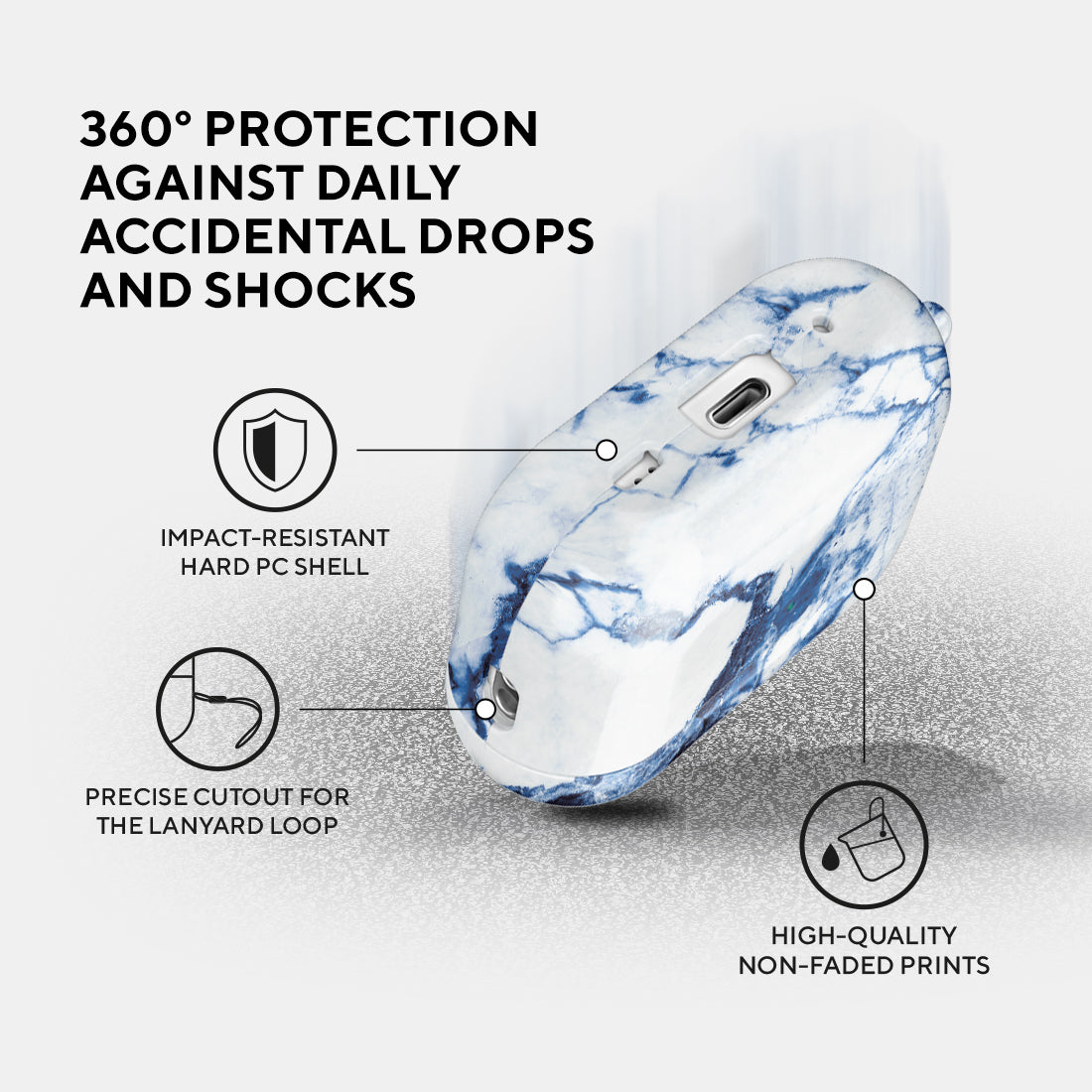 靛藍古瓶 | 客製化 AirPods Pro 2 耳機保護套