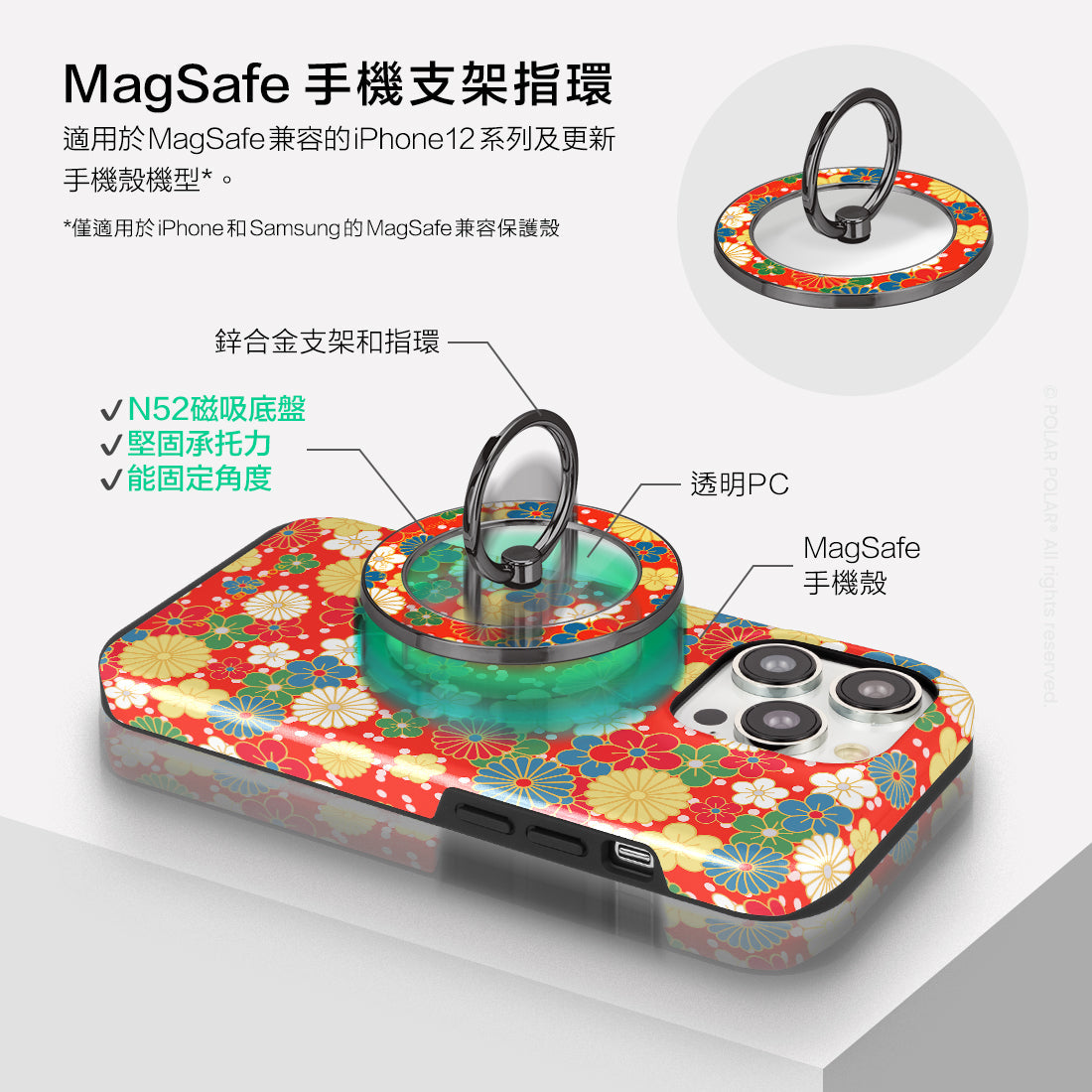 Standard_MagSafe Phone Grip and Ring Holder | TC