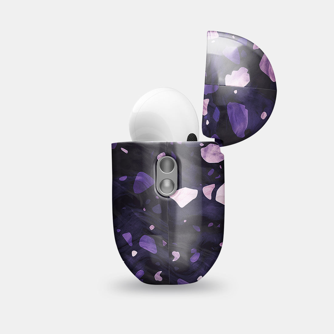 紫丁香水磨石 | 客製化 AirPods Pro 2 耳機保護套