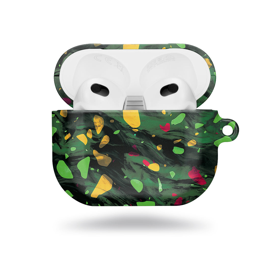 孔雀石綠水磨石 | AirPods 3 保護殼