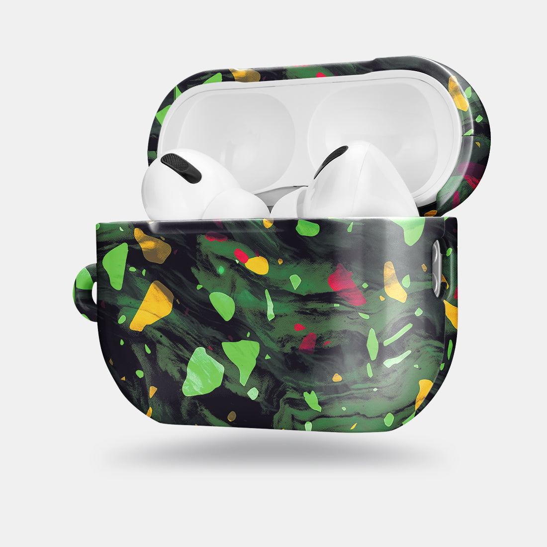 孔雀石綠水磨石 | 客製化 AirPods Pro 2 耳機保護套