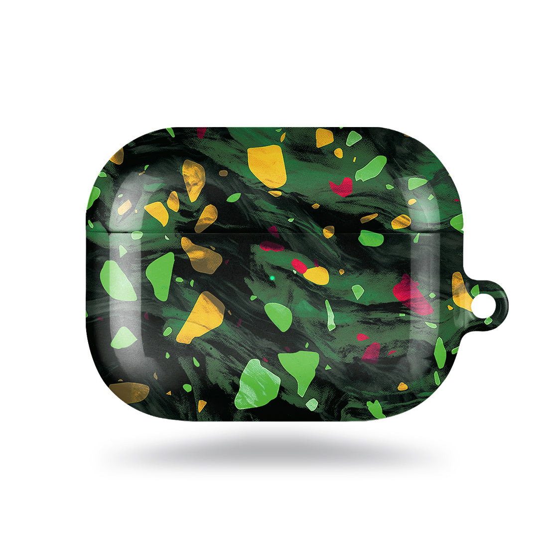 孔雀石綠水磨寶石 AirPods Pro 保護殼