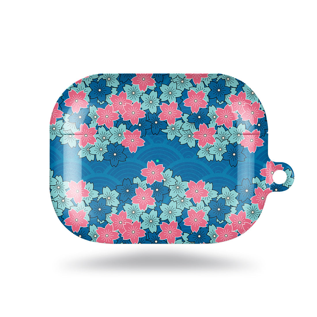 軍藍櫻花海 客製化 AirPods Pro 保護殼
