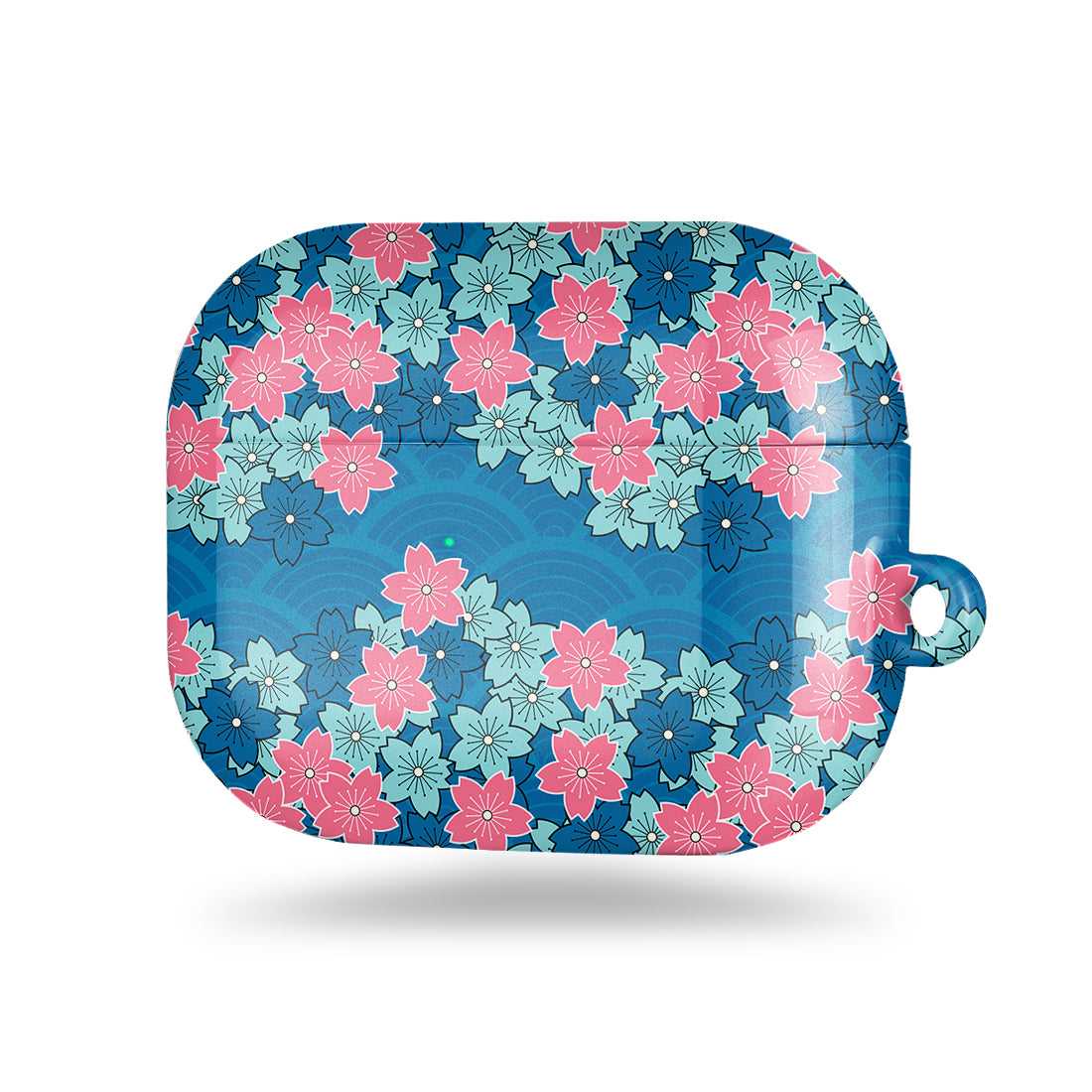 軍藍櫻花海 客製化 AirPods Pro 保護殼