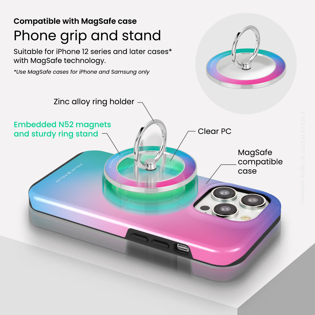 Standard_MagSafe Phone Grip and Ring Holder