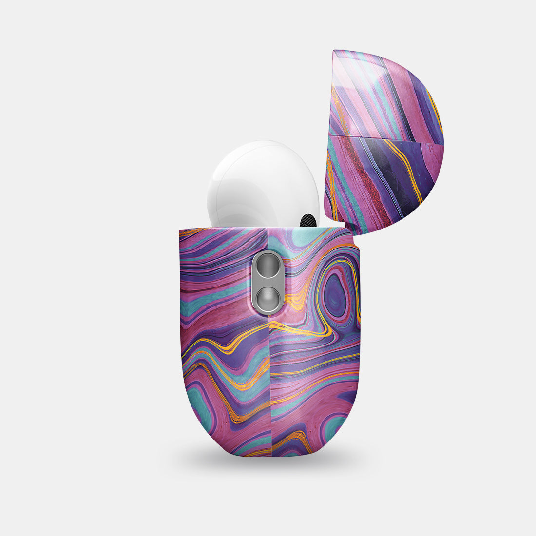 紫色流沙紋 | 客製化 AirPods Pro 2 耳機保護套