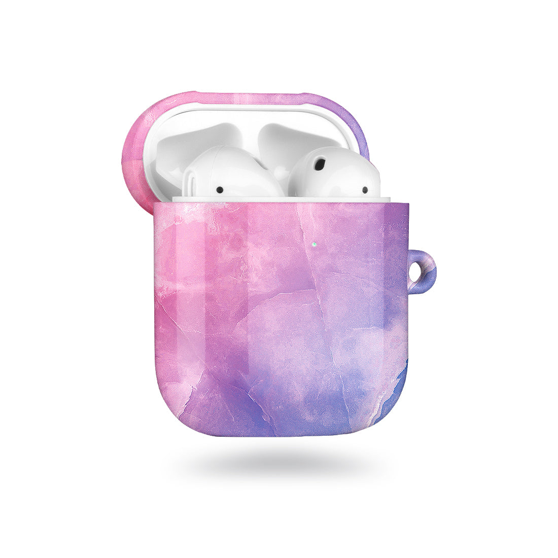 粉紅藍雲石紋 AirPods 保護殼