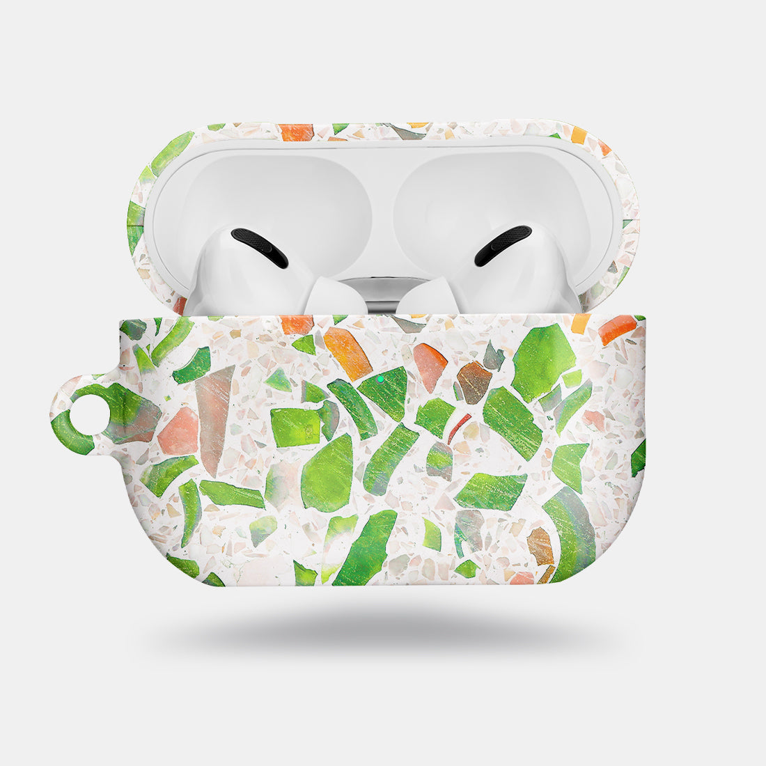 綠色水磨石 | 客製化 AirPods Pro 2 耳機保護套
