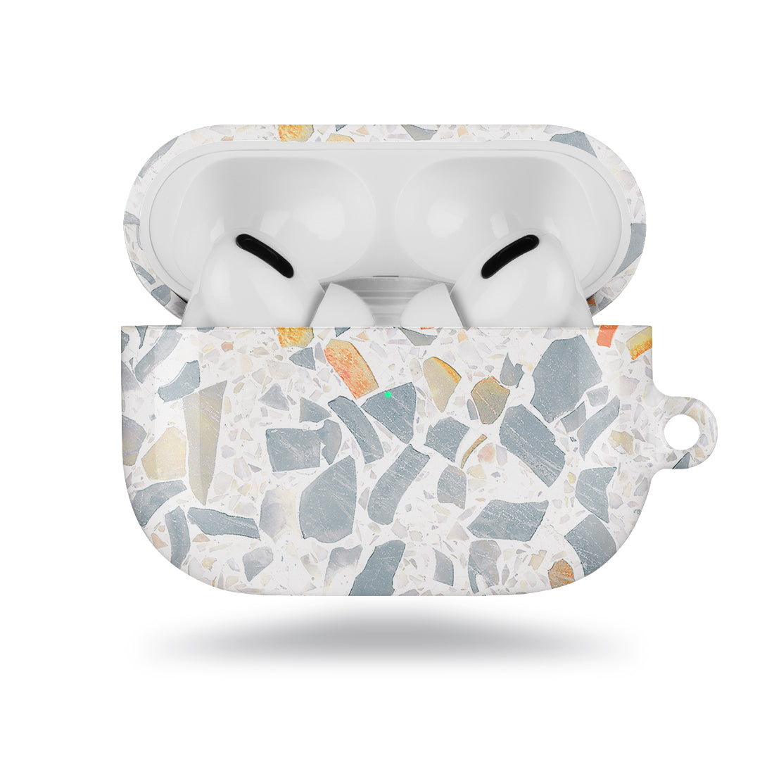 灰色水磨石 客製化 AirPods Pro 保護殼