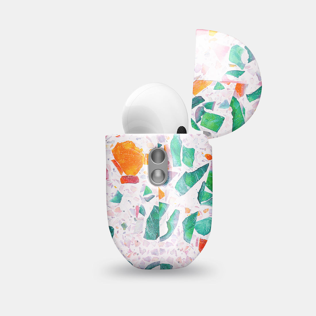 湖藍水磨石 | 客製化 AirPods Pro 2 耳機保護套
