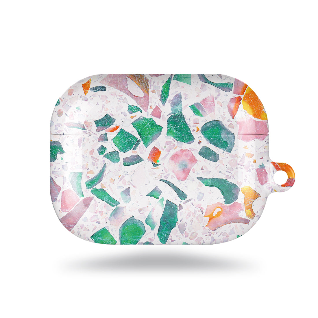 湖藍水磨石紋 AirPods Pro 保護殼