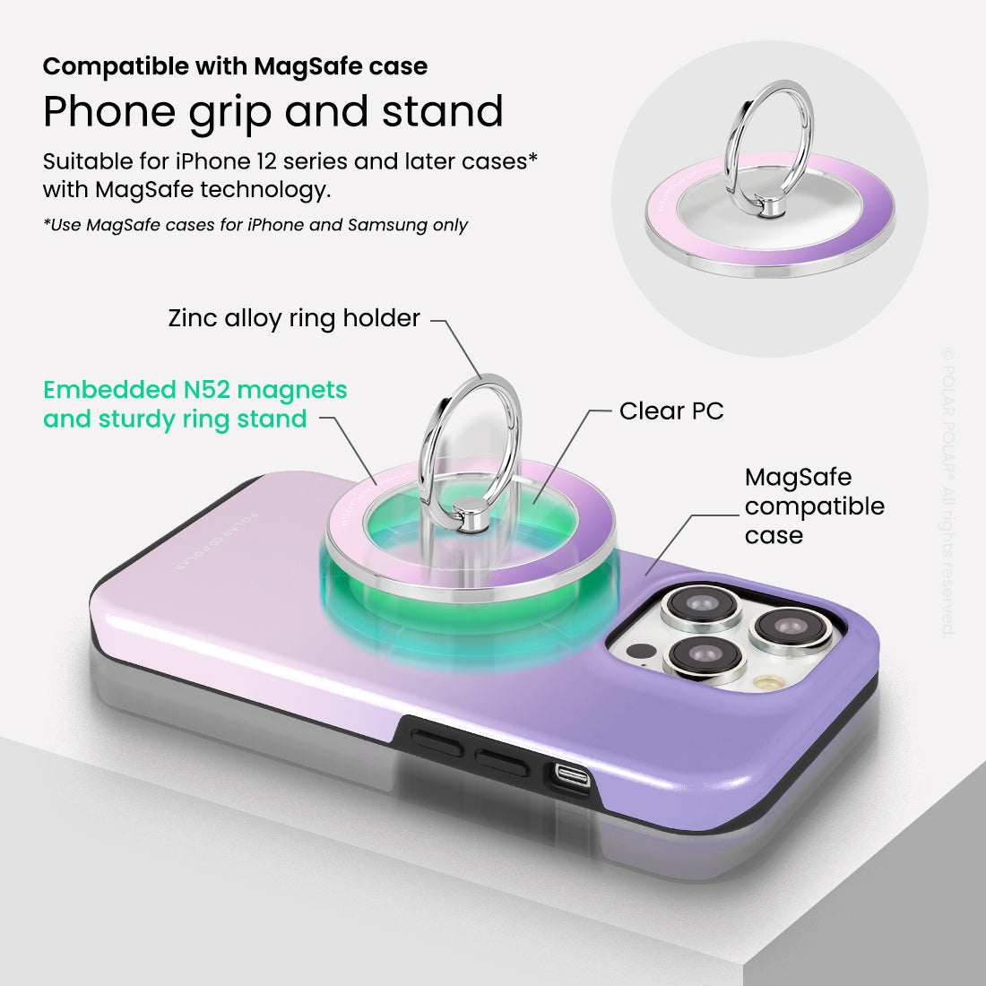 Standard_MagSafe Phone Grip and Ring Holder