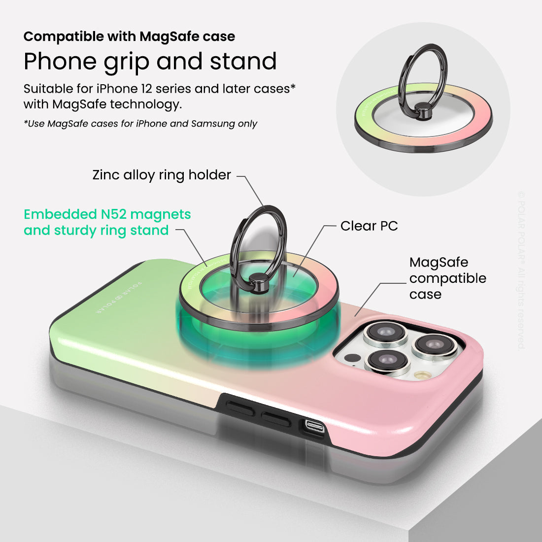 Standard_MagSafe Phone Grip and Ring Holder