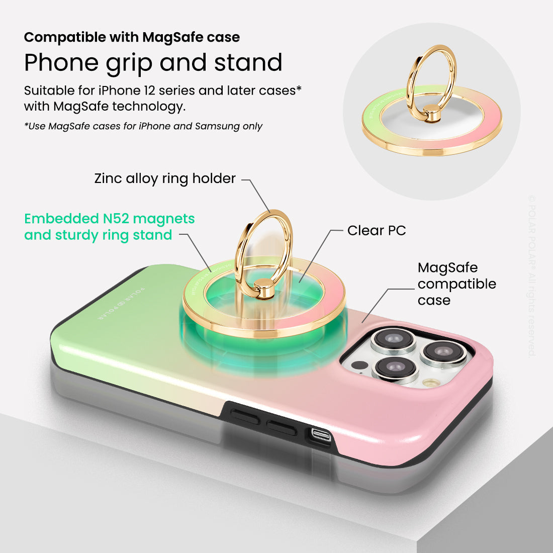 Standard_MagSafe Phone Grip and Ring Holder