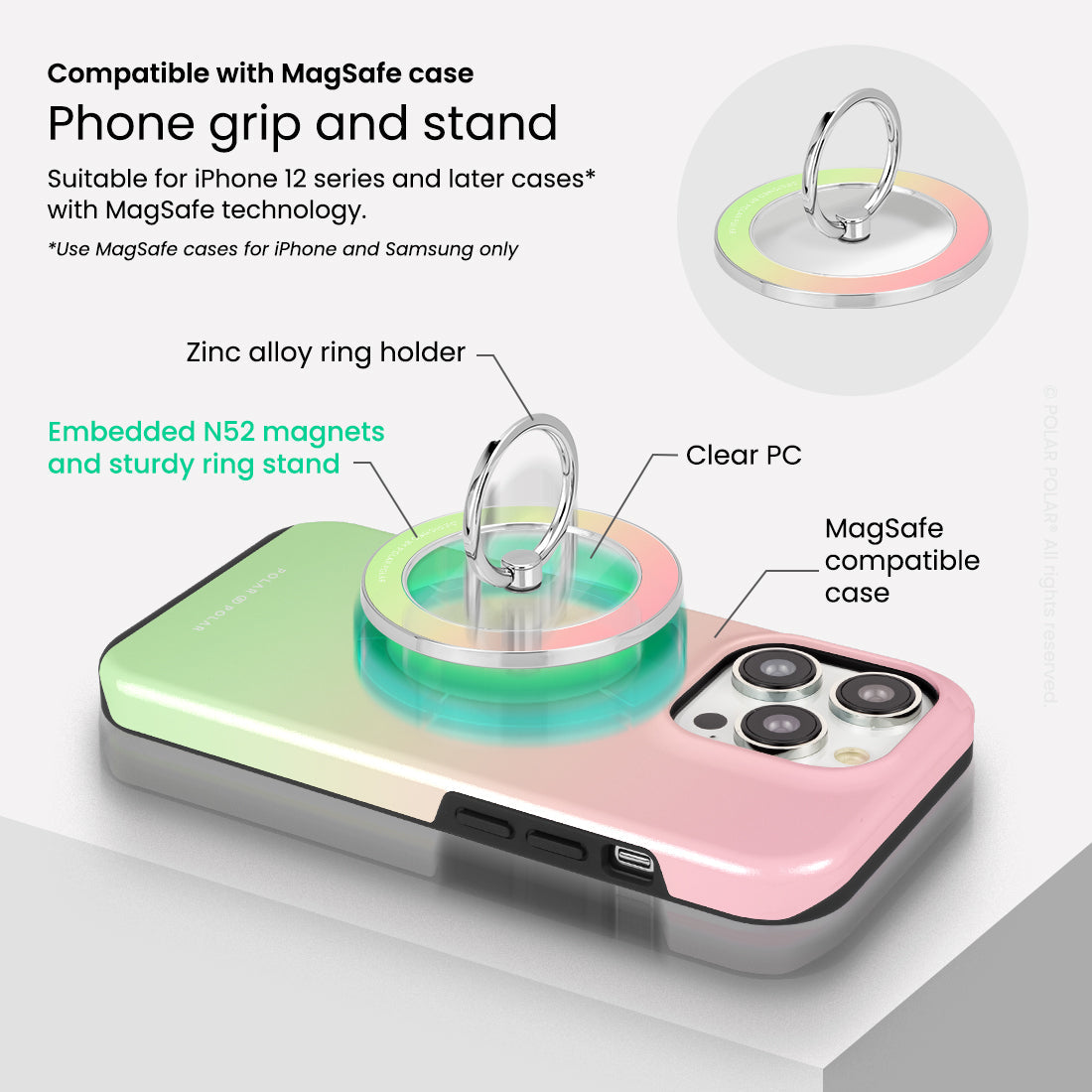 Standard_MagSafe Phone Grip and Ring Holder