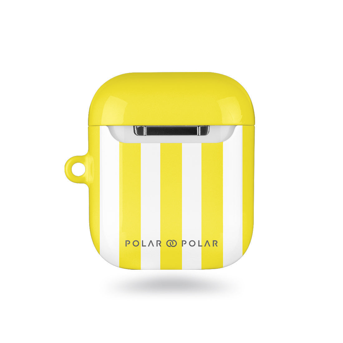 黃色直紋 AirPods 保護殼